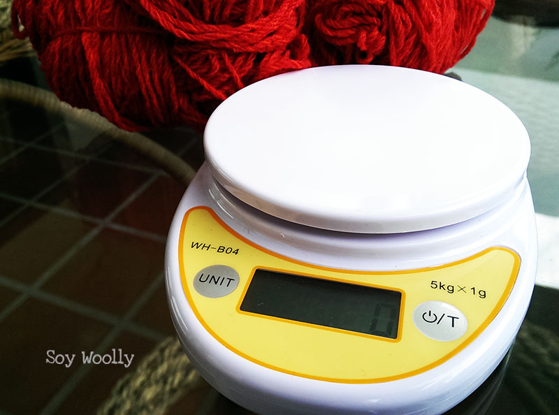 Como calcular la lana en metros y gramos-Soy Woolly