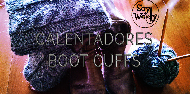 terciopelo emparedado Semicírculo Como tejer calentadores, boot cuffs o polainas con dos agujas | Soy Woolly