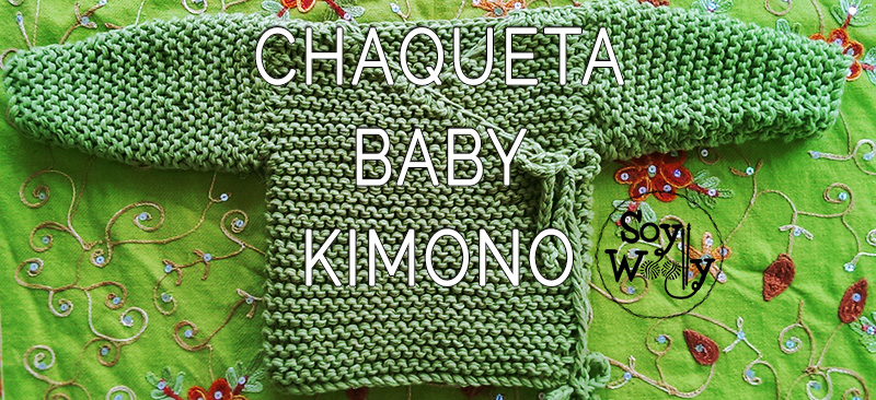 Teje una chaqueta jersey saquito de bebe con dos agujas Soy Woolly