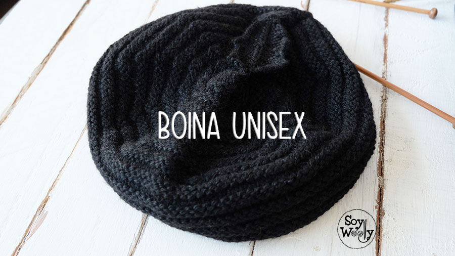 cúbico Redondear a la baja Nebu Boina fácil tejida en dos agujas rectas (no circulares) | Soy Woolly cúbico Redondear a la baja Nebu Boina fácil tejida en dos agujas rectas (no circulares) | Soy Woolly
