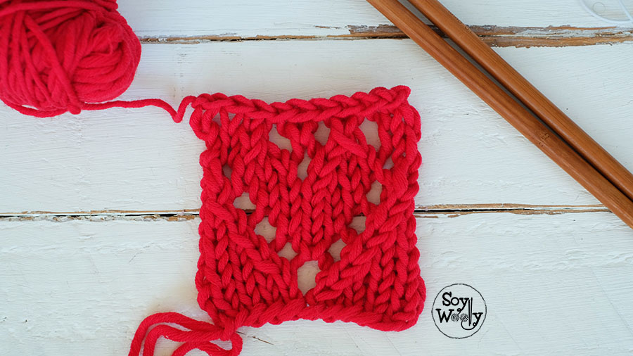 Tutoriales tejidos San Valentin-Soy Woolly