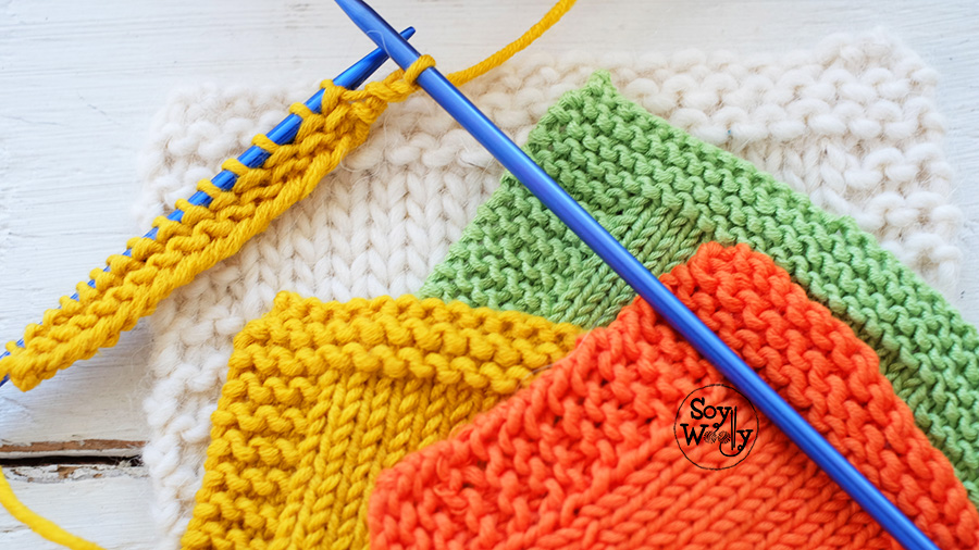 Consejos para mejorar los bordes del tejido dos agujas palillos tricot calceta