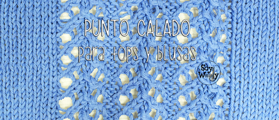 blusas caladas tejidas a dos agujas