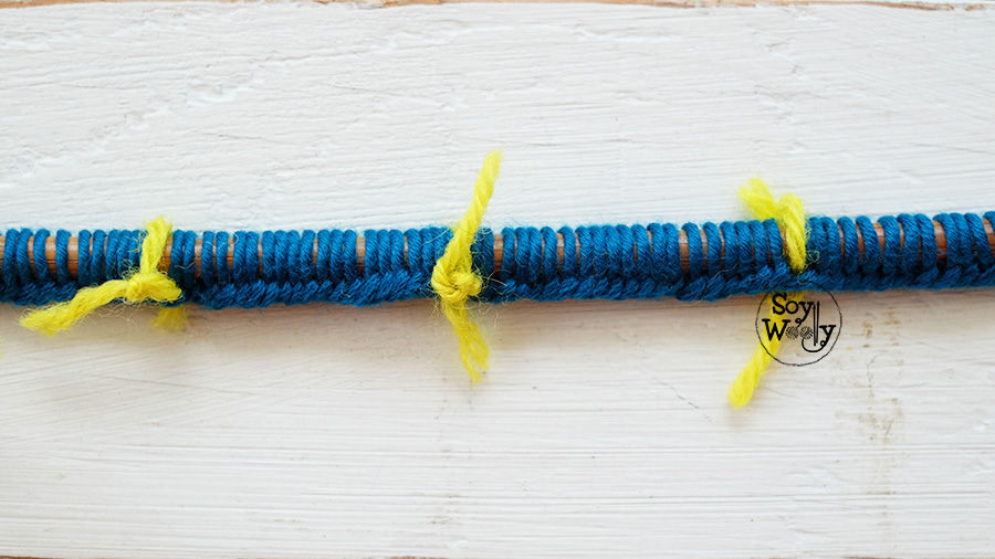 Tip para montar los puntos en dos agujas palillos tricot calceta