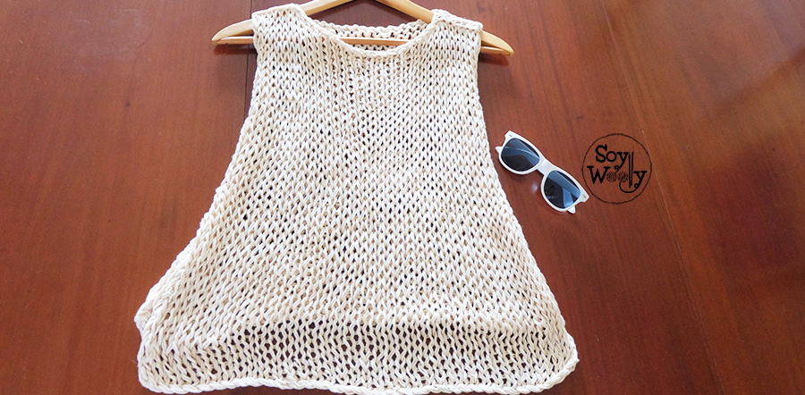 Blusa de sales verano dos agujas