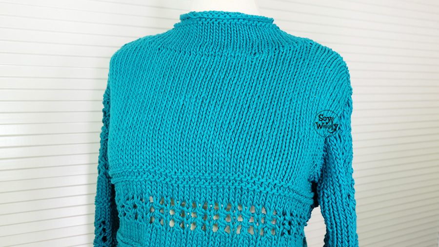 Pocos delicadeza preocupación Cómo tejer un suéter en dos agujas 6: Costuras y Cuello | Soy Woolly