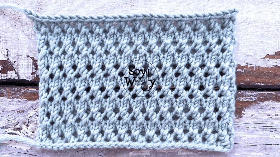 punto calado simple tricot